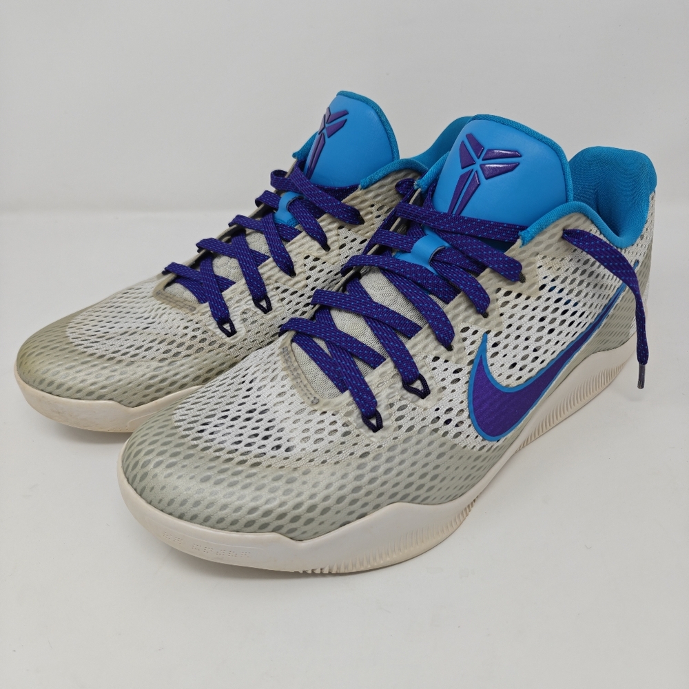 Nike Kobe 11 Draft Day 836183-154 Men's Size 13.5 Blue Lagoon w/ OG Insoles